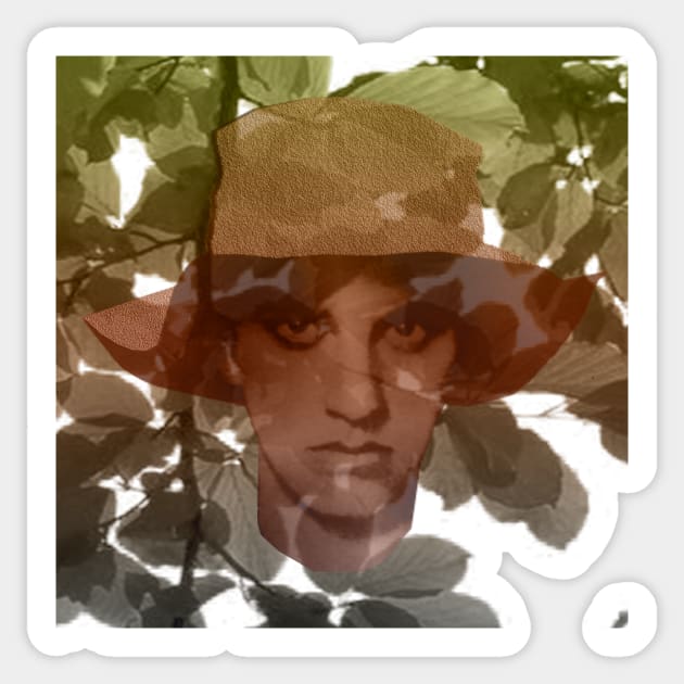 Young Mayakovsky Sticker by mindprintz